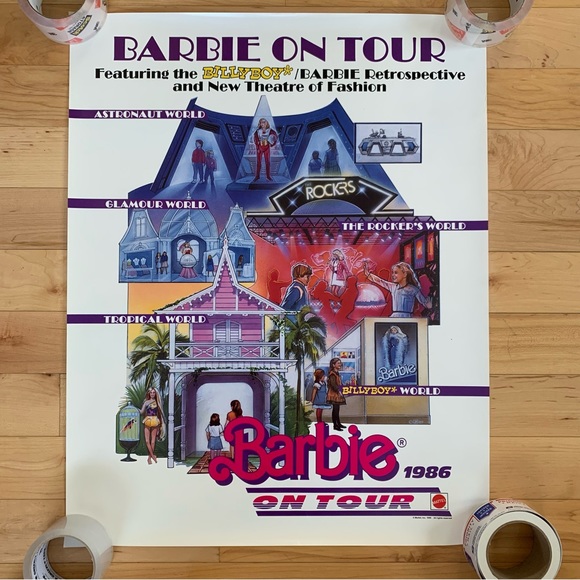 Poupée BARBIE On Tour Cast Party - Avec Socle Mattel - Occasion - Indonésie